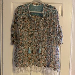 Roller Rabbit size S small women’s top beach cover up tunic